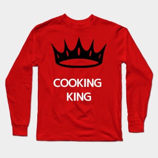 Cooking King-White Long Sleeve T-Shirt